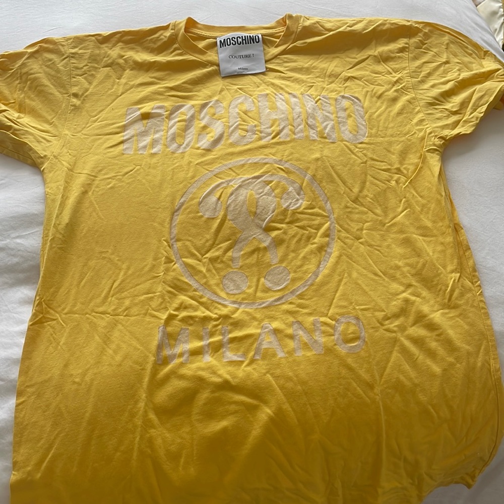 Yellow moschino top